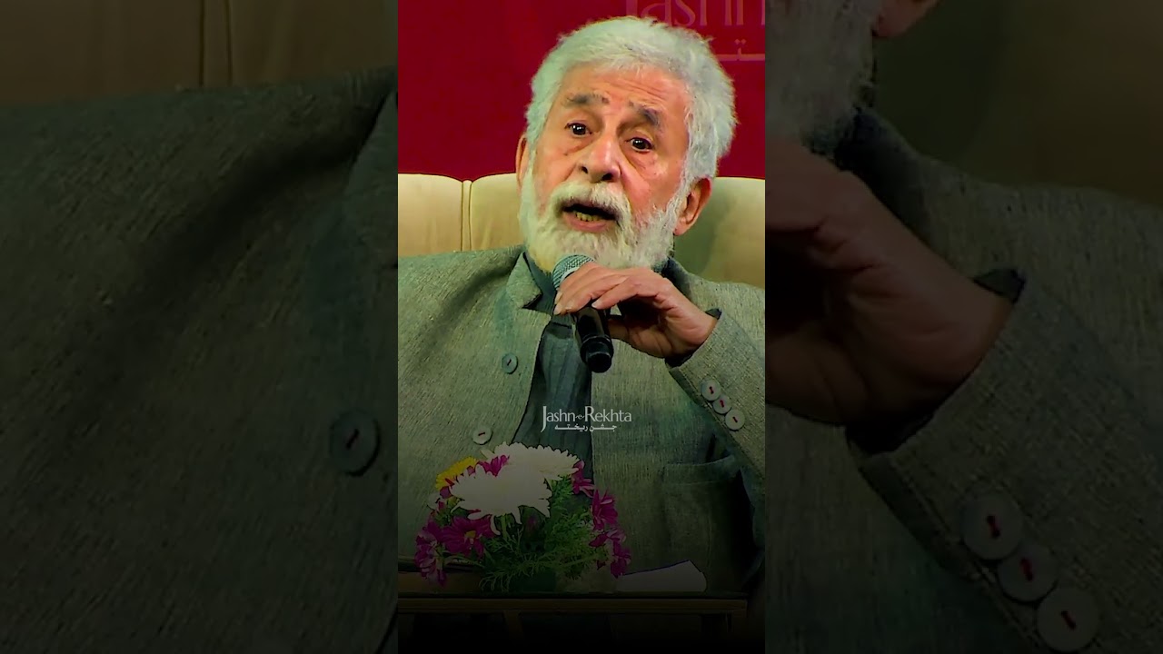 Bollywood lafz se mujhe sakht nafrat hai&hellip; Naseeruddin Shah at #jashnerekhta