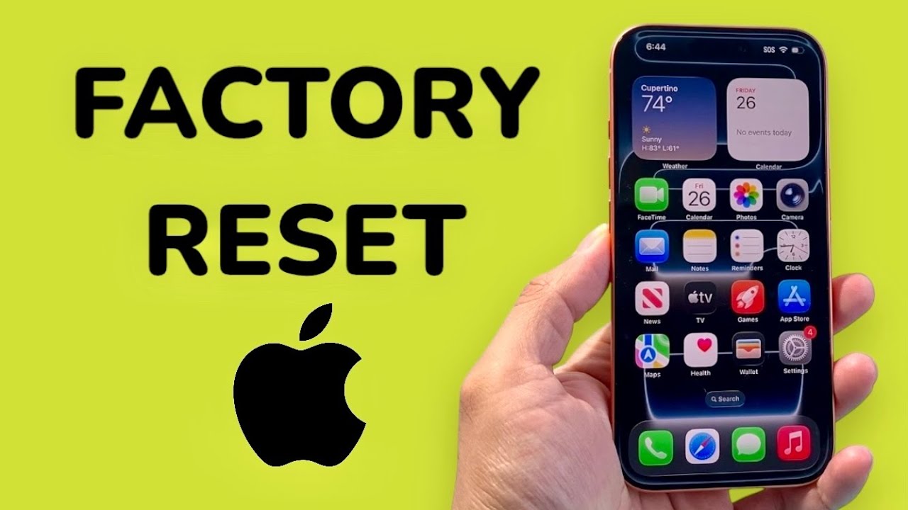 iPhone 17 Pro: How To Factory Reset