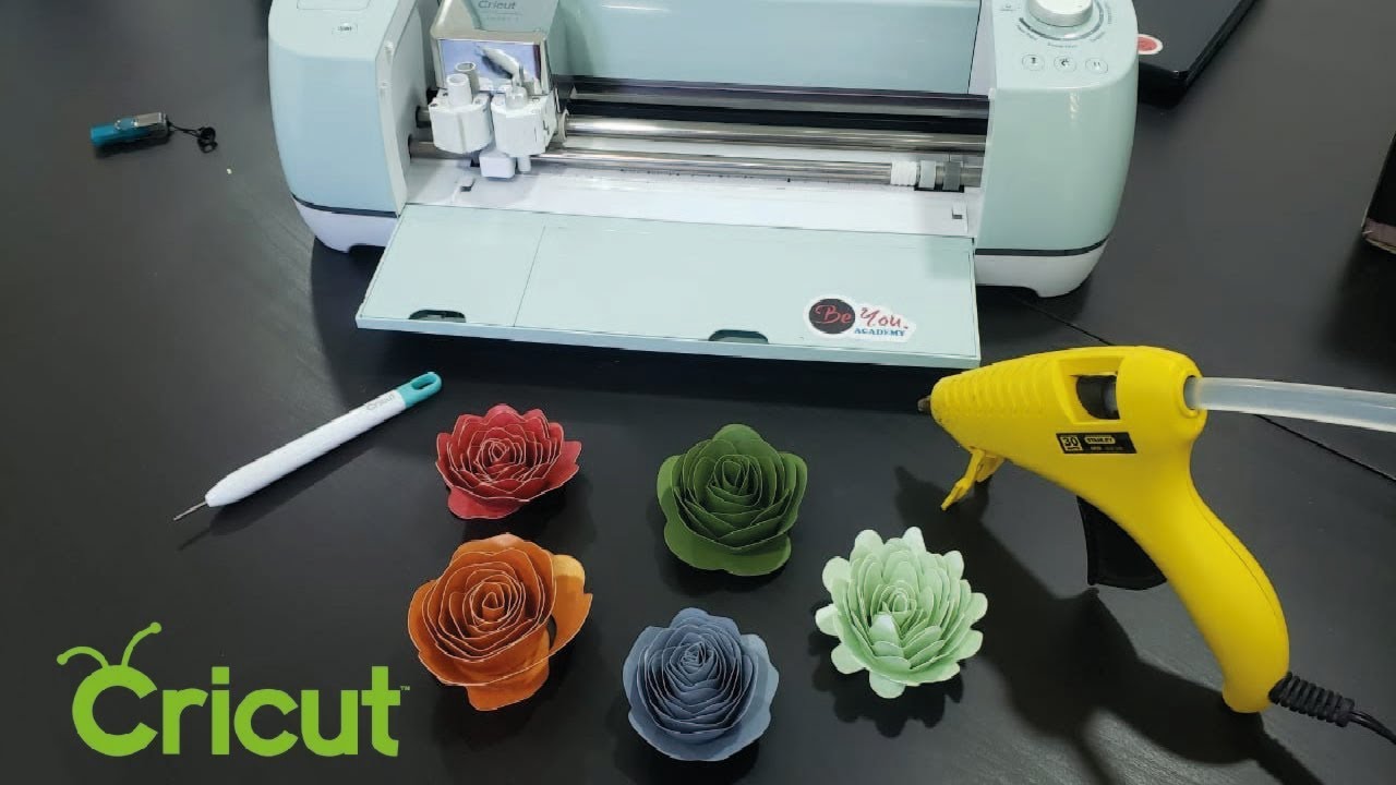🌼 Como hacer FLORES 3D en CRICUT + TIPS | 3d FLOWERS