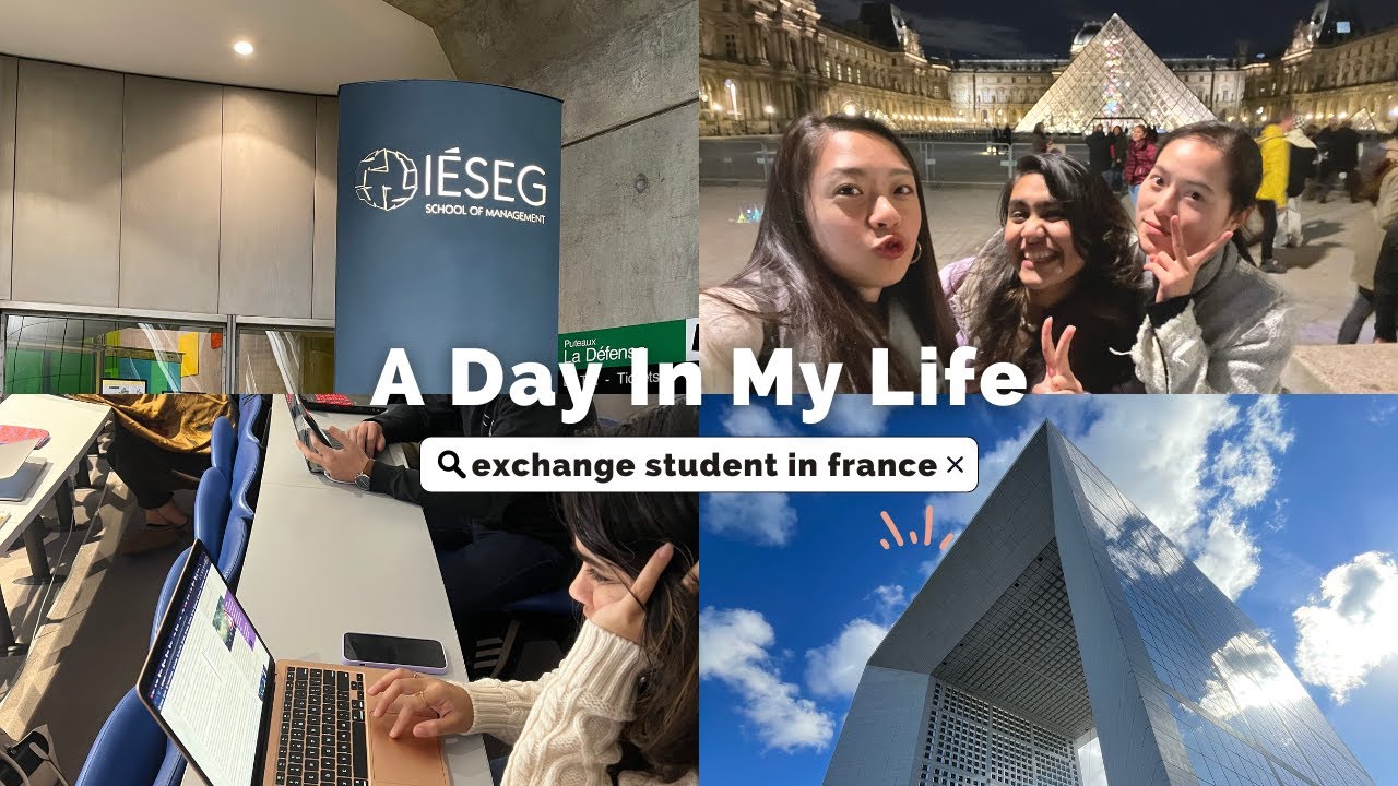 A day in a life of an exchange student | I&Egrave;SEG Campus Tour | IIM Student Life