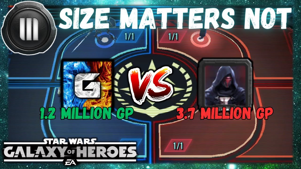 First GAC Ever for My New Account! I Have a Small Disadvantage...5v5 GAC Carbonite 3