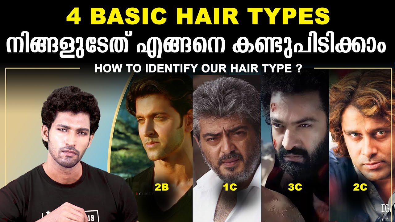 ഇത് മനസ്സിലാക്കിയാൽ ഈസിയായി ഹെയർ സ്റ്റൈൽ ചെയ്യാം  | How to find our Hair Type | 4 Basic hair Types