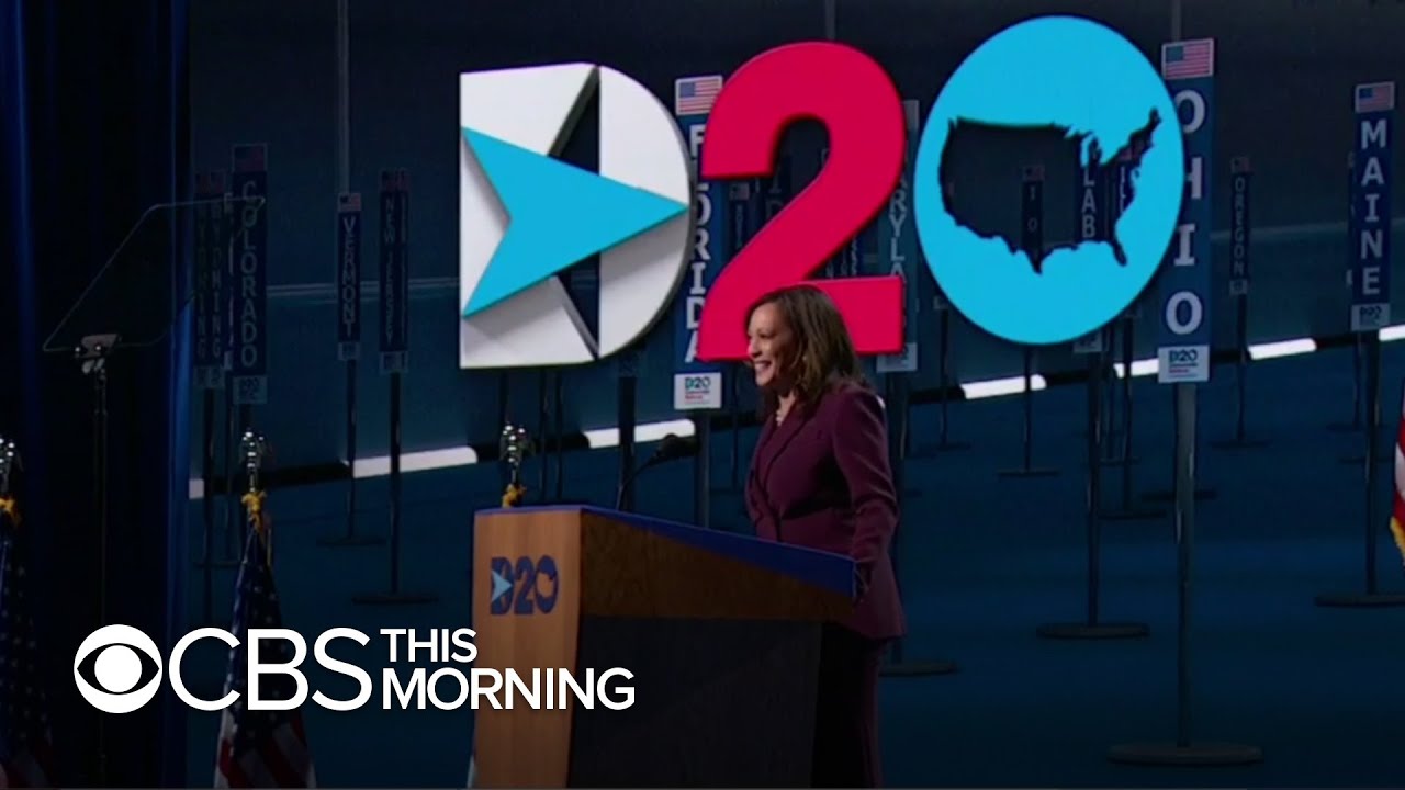 Senator Kamala Harris becomes Democrats' 2020 vice presidential candidate