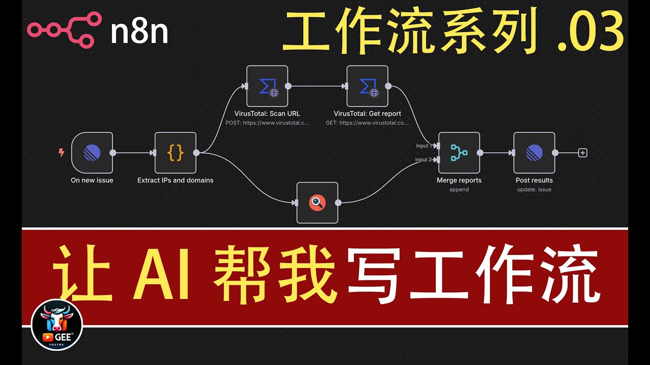 👍N8N工作流零基础入门系列.03：让AI帮我写工作流🟢牛哥教你怎么用AI 完成建构属于自己的工作流🟢牛哥AI实验室 NIUGEE AI（202）