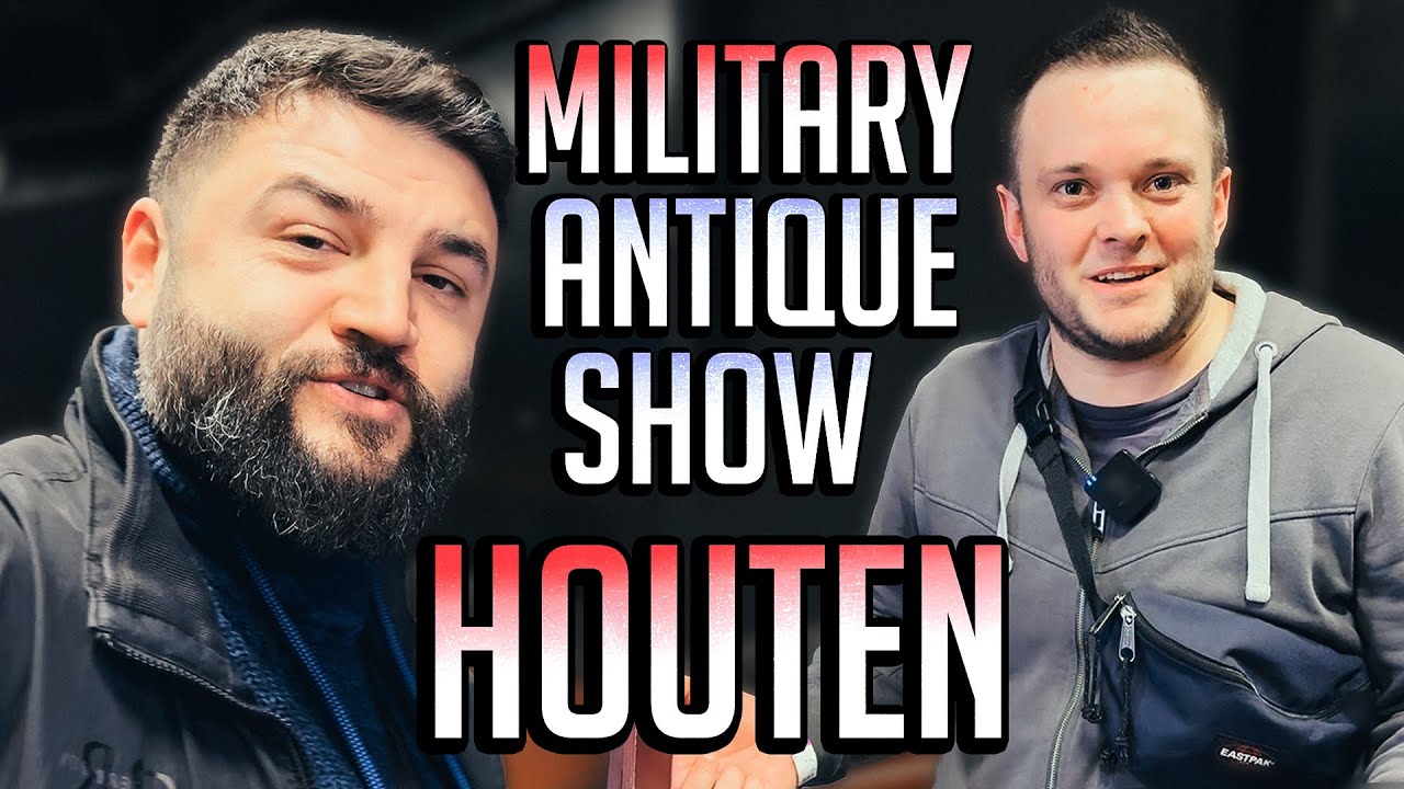 Military antiques show in Netherlands. Daniel Schlender interview