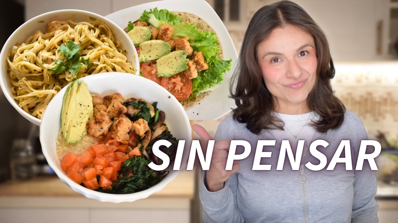 Te comparto MI FÓRMULA SECRETA para SIEMPRE SABER QUÉ HACER DE COMER 🤭