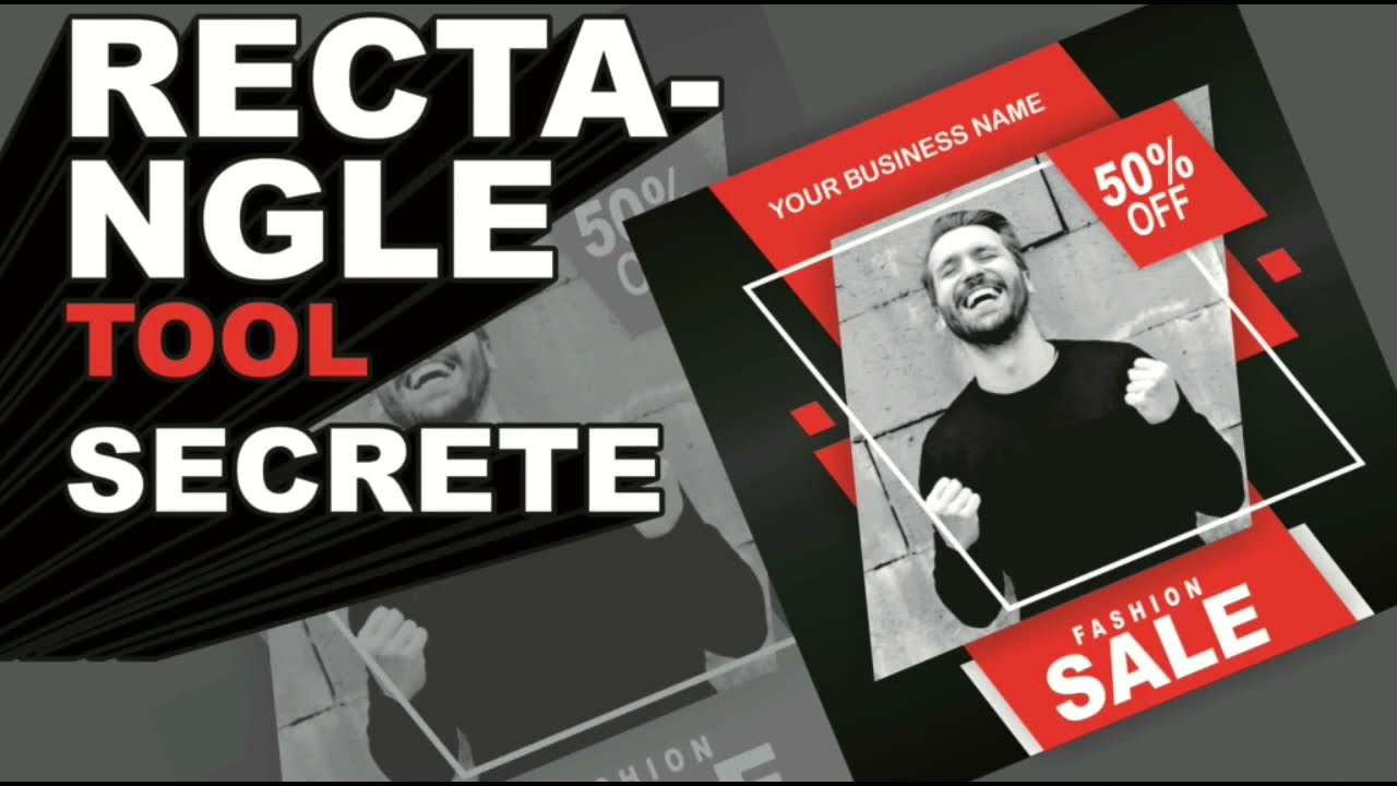 Rectangle Tool Secrete - Coreldraw Tutorial - Ahsan Sabri