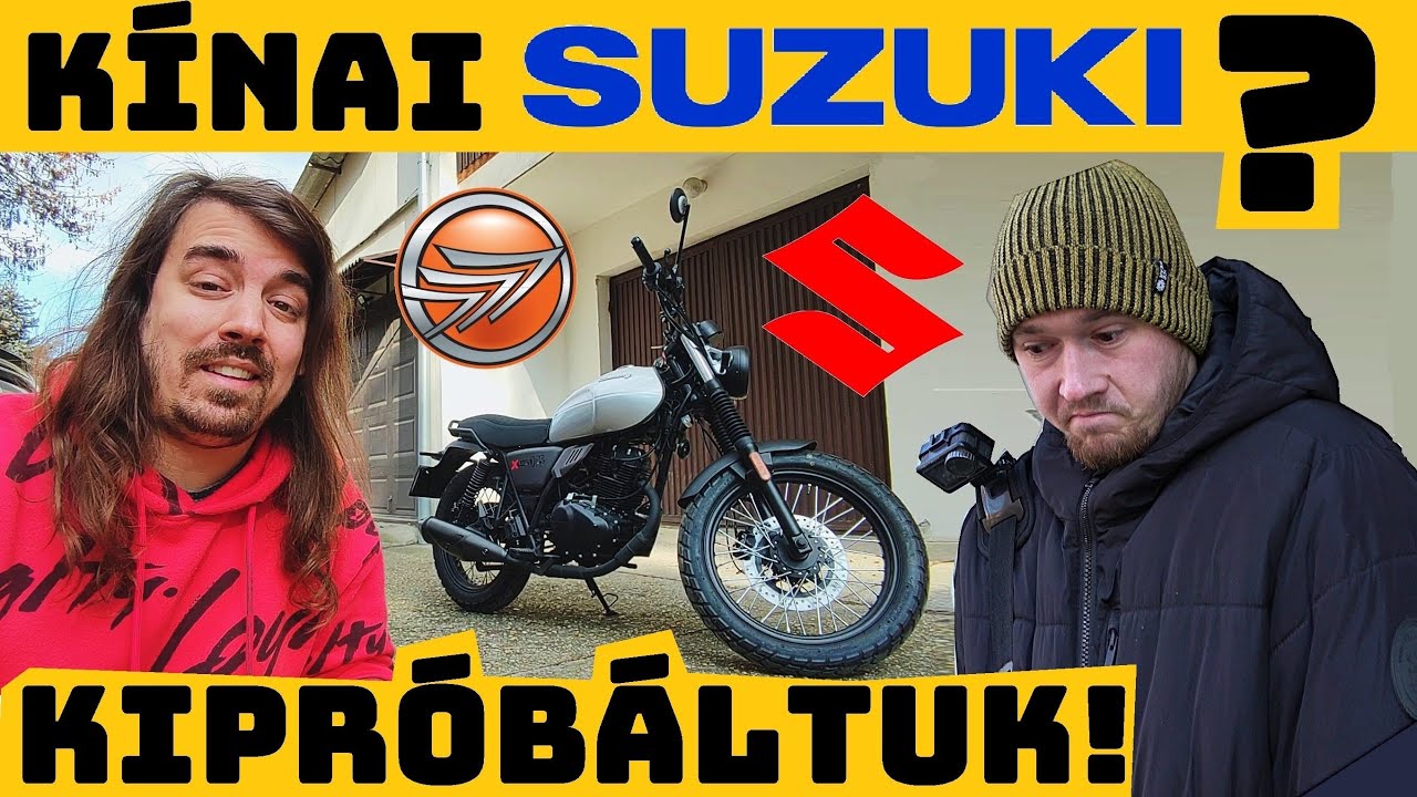 Az új KÍNAI motorom egy SUZUKI? Teszten a Keeway X-Light 125!