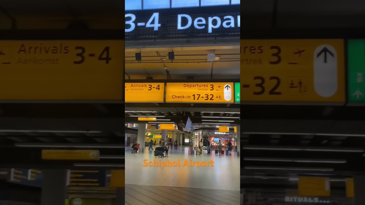 Arrival at Schiphol Airport - Amsterdam -The Netherlands
