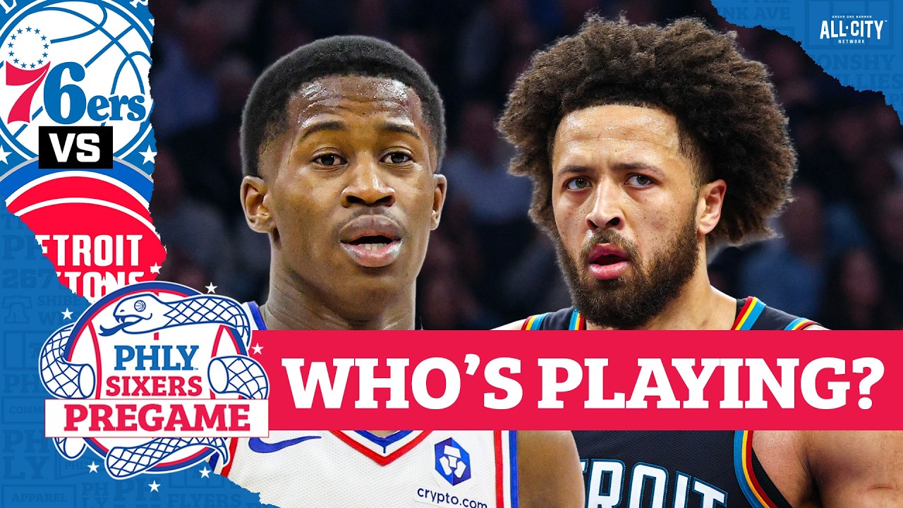 VJ Edgecombe, Beat-Up Sixers NEED MIRACLE vs Cade Cunningham, Pistons | PHLY Sixers Pregame