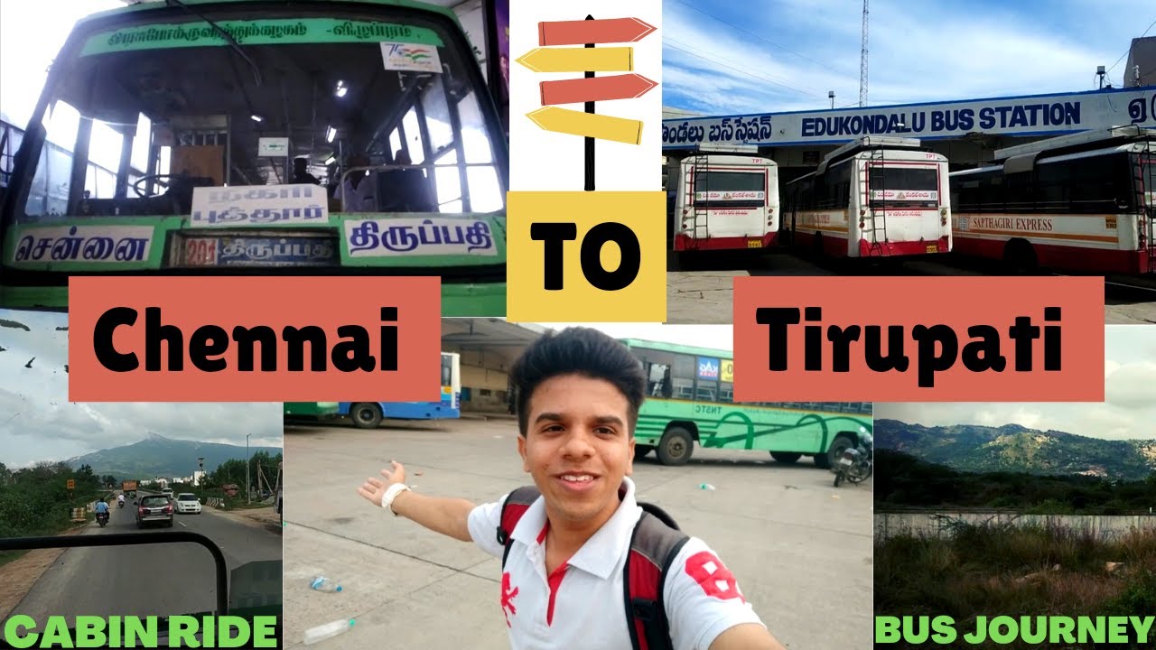 CHENNAI TO TIRUPATI || BUS JOURNEY 🚌 || SOURAV NAGPAL VLOGS