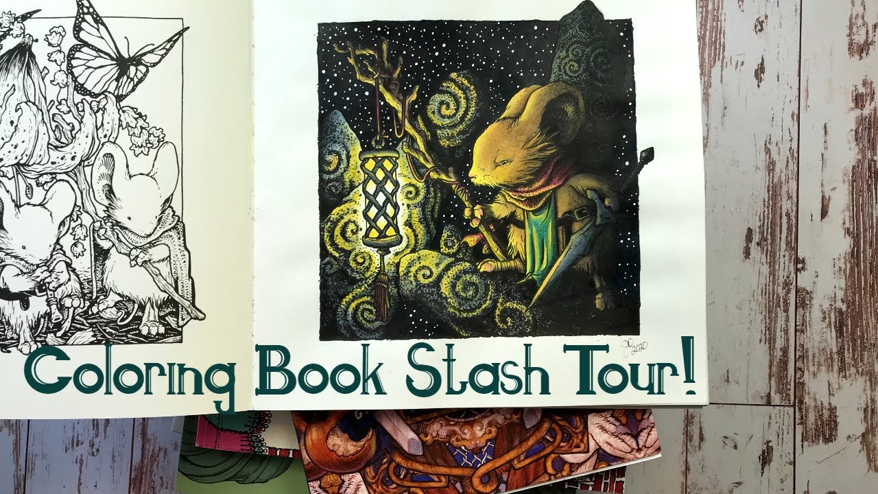 My Entire Coloring Book Collection - October 2020 Edition!
