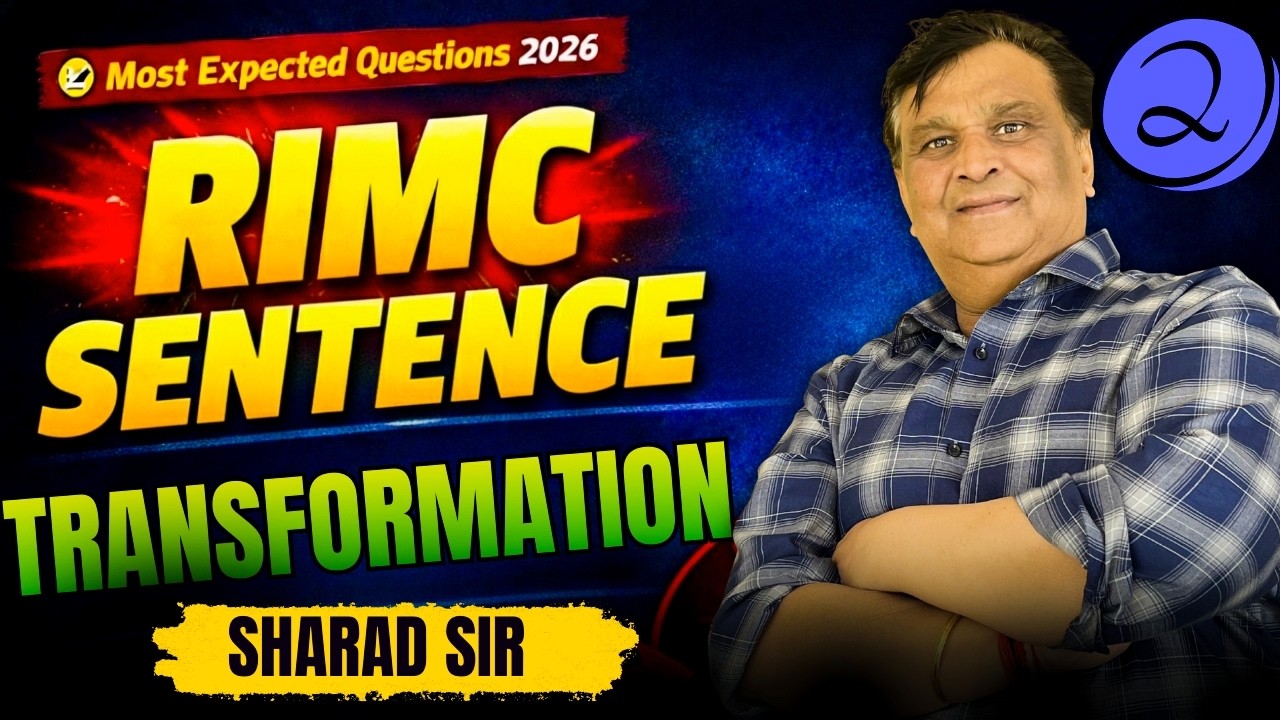 RIMC English Sentence Transformation Tricks 🔥 Crack It Easily! | #RIMC #EnglishGrammar #DefenceExam