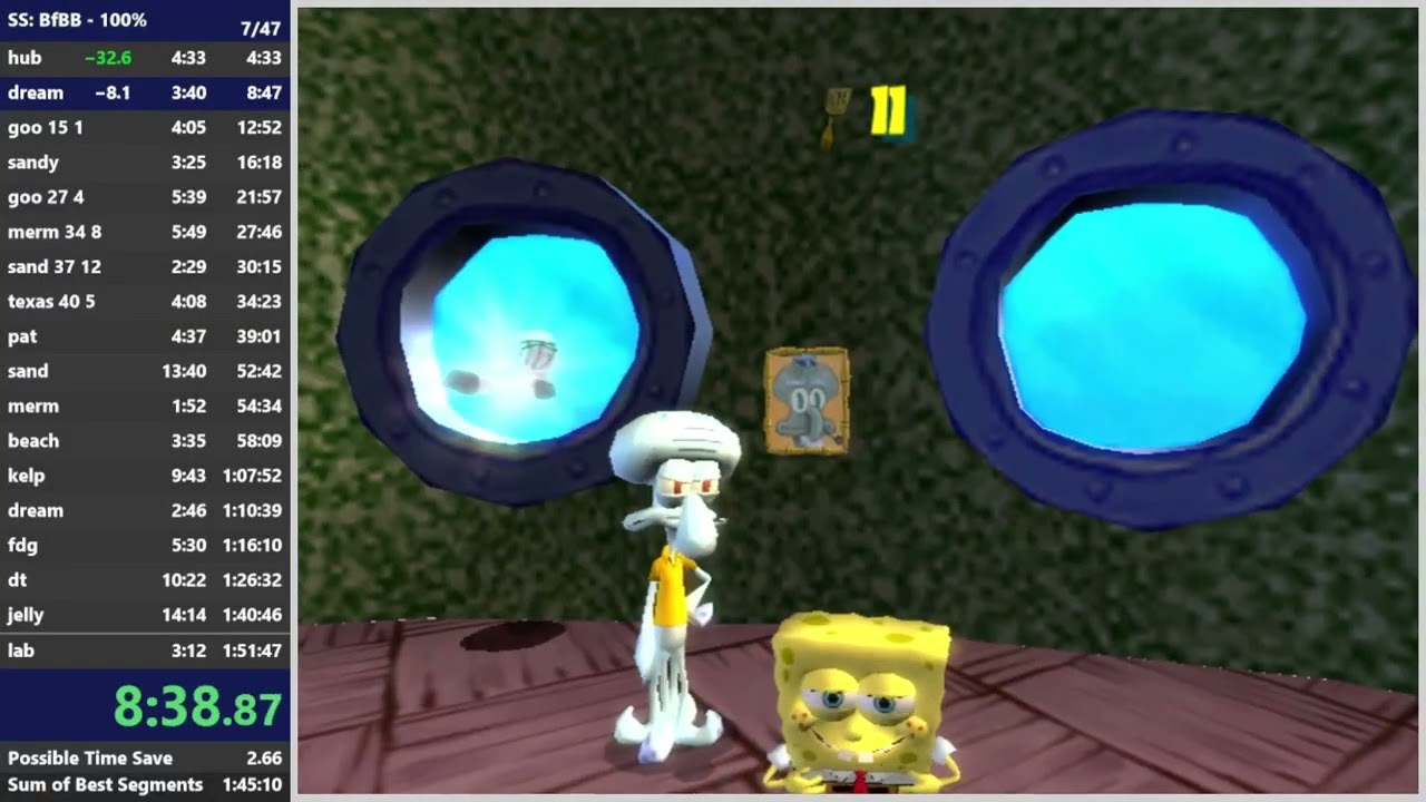 BfBB 100% Speedrun in 