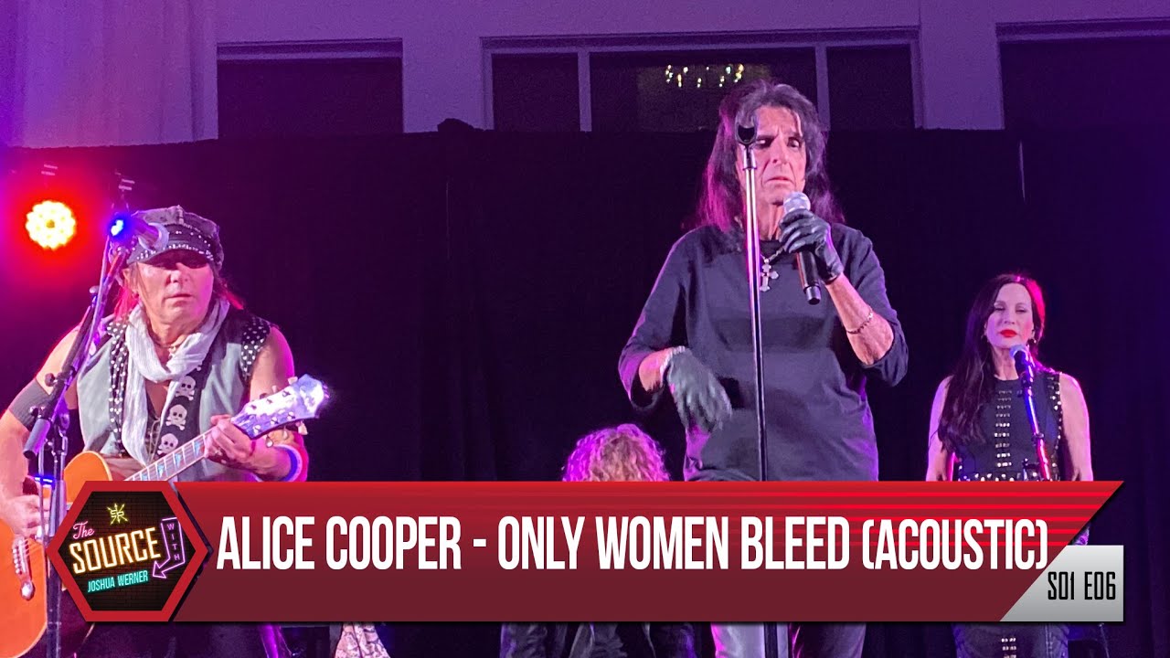 Alice Cooper Performs a Special Acoustic Version of Only Women Bleed