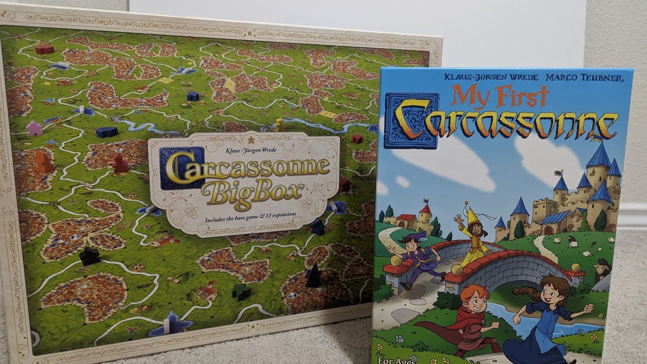 New Board Game - My First Carcassonne by ZMan Games #boardgames #boardgamefamily