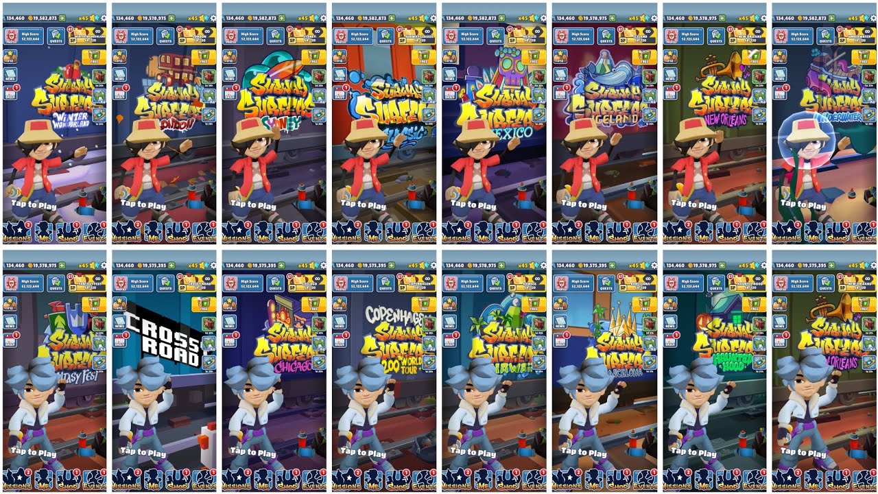 ALL WORLD TOUR DESTINATION IN SUBWAY SURFERS 4.0.1 OSAKA
