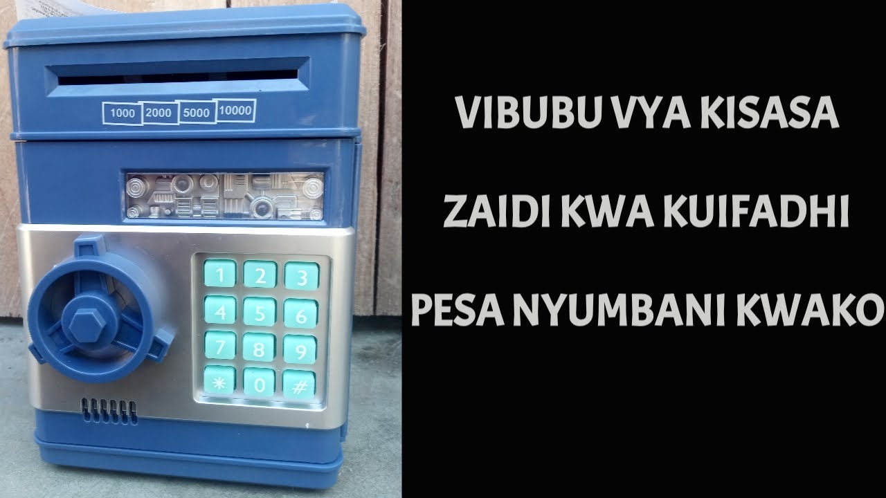 VIBUBU VYA KUIFADHIA PESA NYUMBANI KWAKO, NUMBER BANK, PIG BANK, SAVING SLOT SAVE