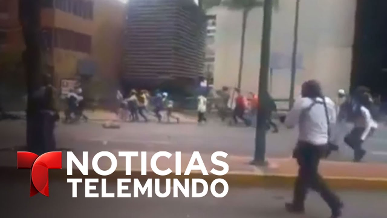 Impactantes im&aacute;genes de la represi&oacute;n en Venezuela | Noticiero | Noticias Telemundo