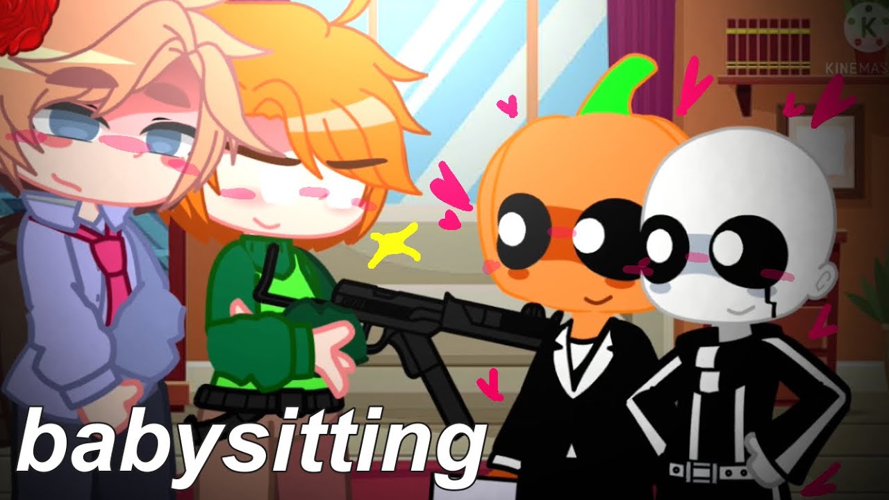 episode 20 - babysitting // fnf gacha club [senpai, pico, skid and pump