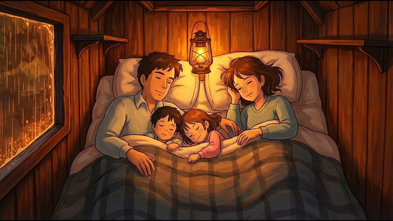 A Rainy Day Spent Together in a Tree House | Soft Piano & Silent Days ✨