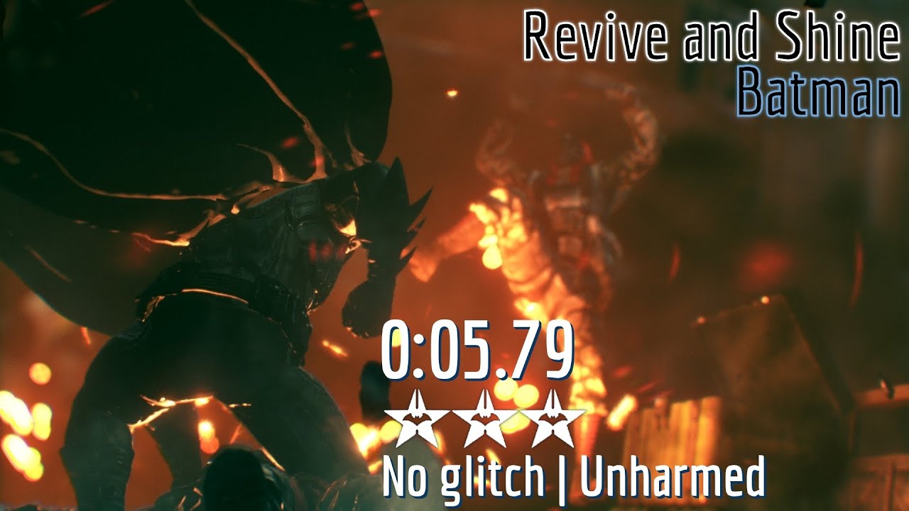 [Glitchless World Record] Arkham Knight (PS4) - Revive and Shine (Batman) ᛃᛃ 5