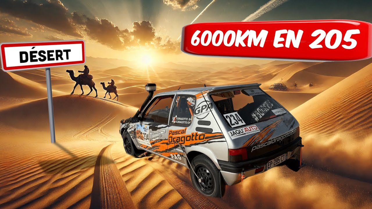 On fait un Raid de 6000Km dans le désert en 205 : Ça fait quoi ?