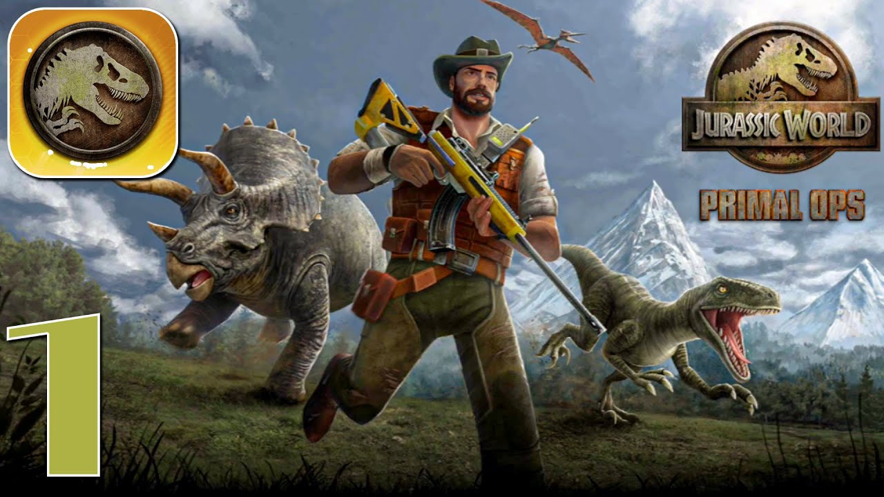 Jurassic World Primal Ops - Gameplay Walkthrough Part #1 (Android & iOS) and collect dino allies!