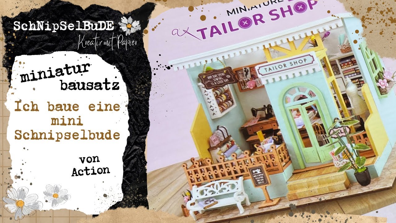 Miniatur Bausatz von Action ~ Ich baue mir eine mini Schnipselbude