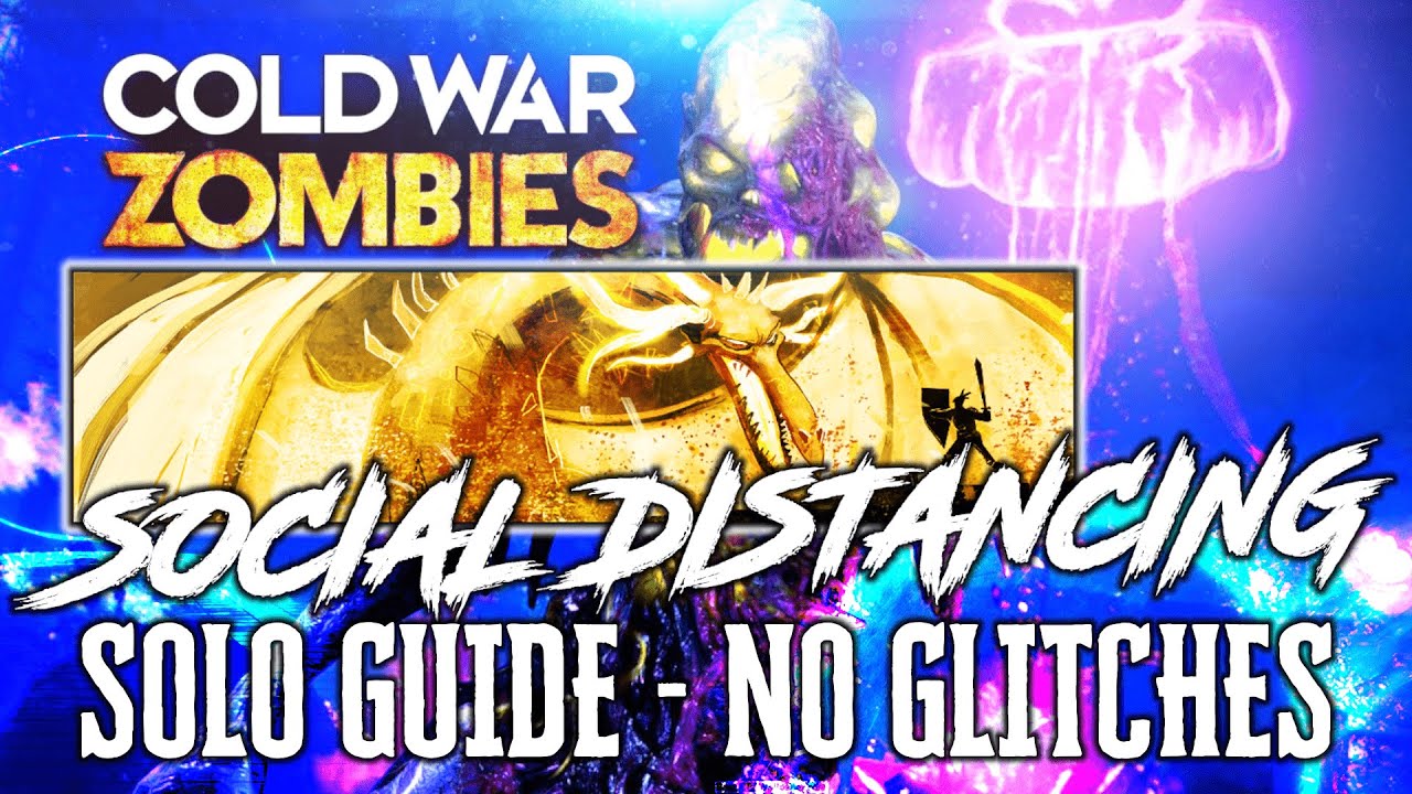 *LEGIT* SOCIAL DISTANCING Dark Ops GUIDE (Round 20 WITHOUT Getting HIT) BLACK OPS COLD WAR ZOMBIES