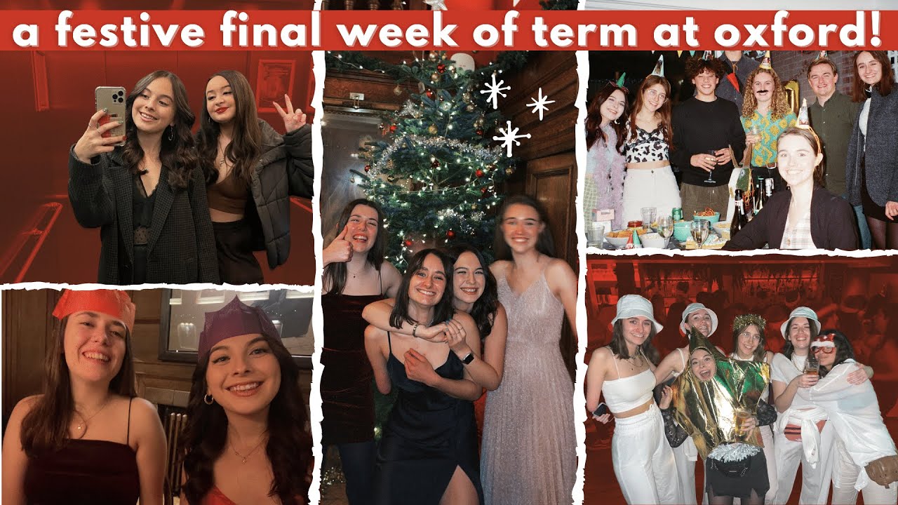 a festive final week of term at oxford university 🎄| xmas celebrations, bday parties and no work ad