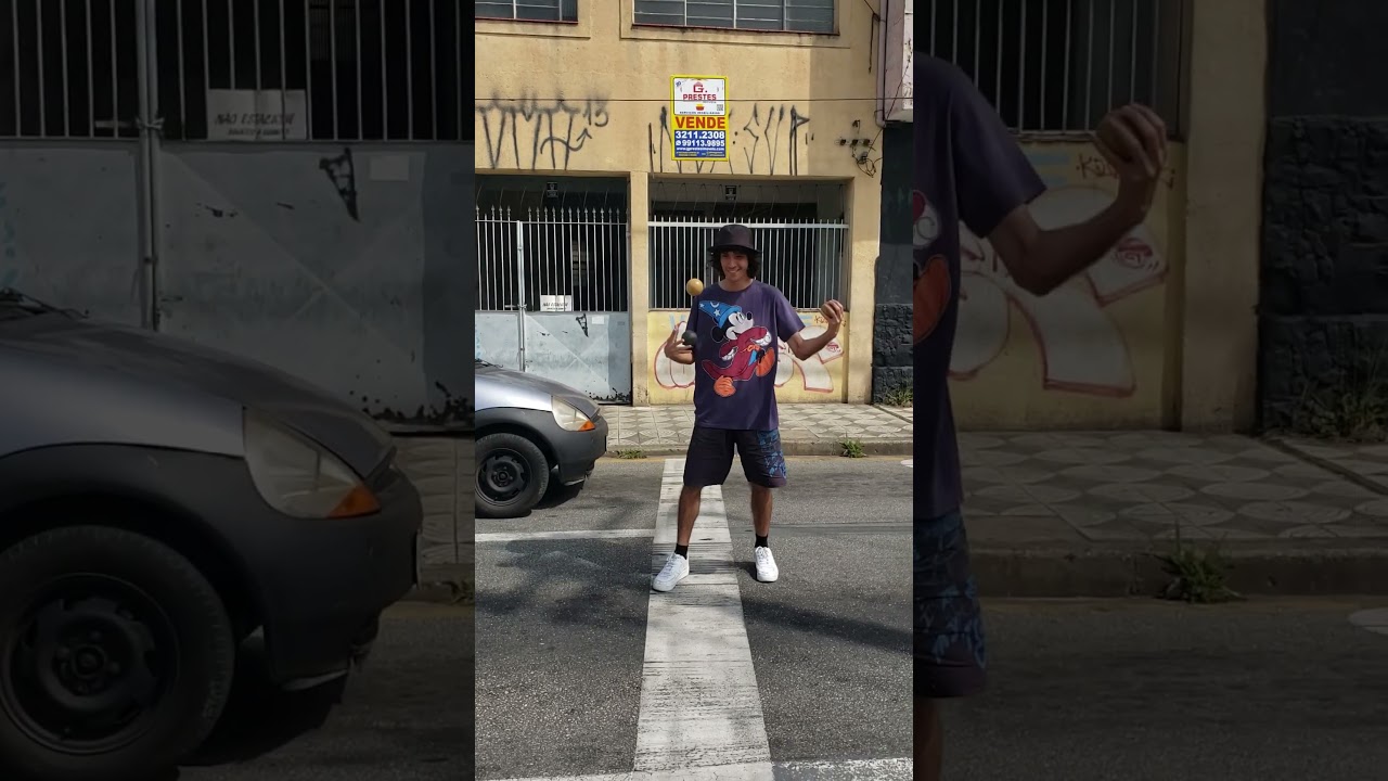 ESTE MENINO &Eacute; BOM🚦🏀#artista #rua #sorocaba #circo