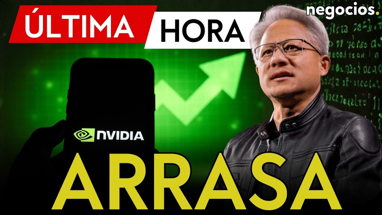 &Uacute;LTIMA HORA | Nvidia se dispara un 2,5% tras pulverizar ingresos y m&aacute;rgenes: la IA no tiene techo