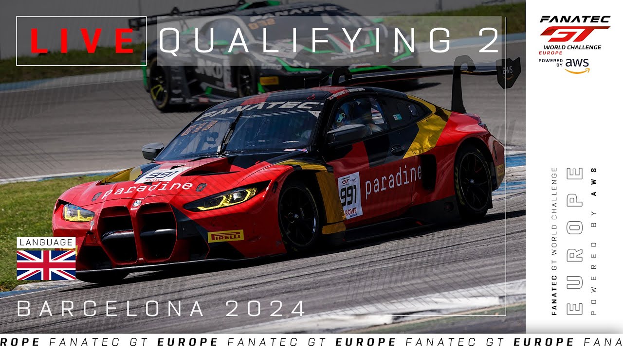 LIVE | Qualifying 2 | Barcelona | Fanatec GT Europe 2024 (English)