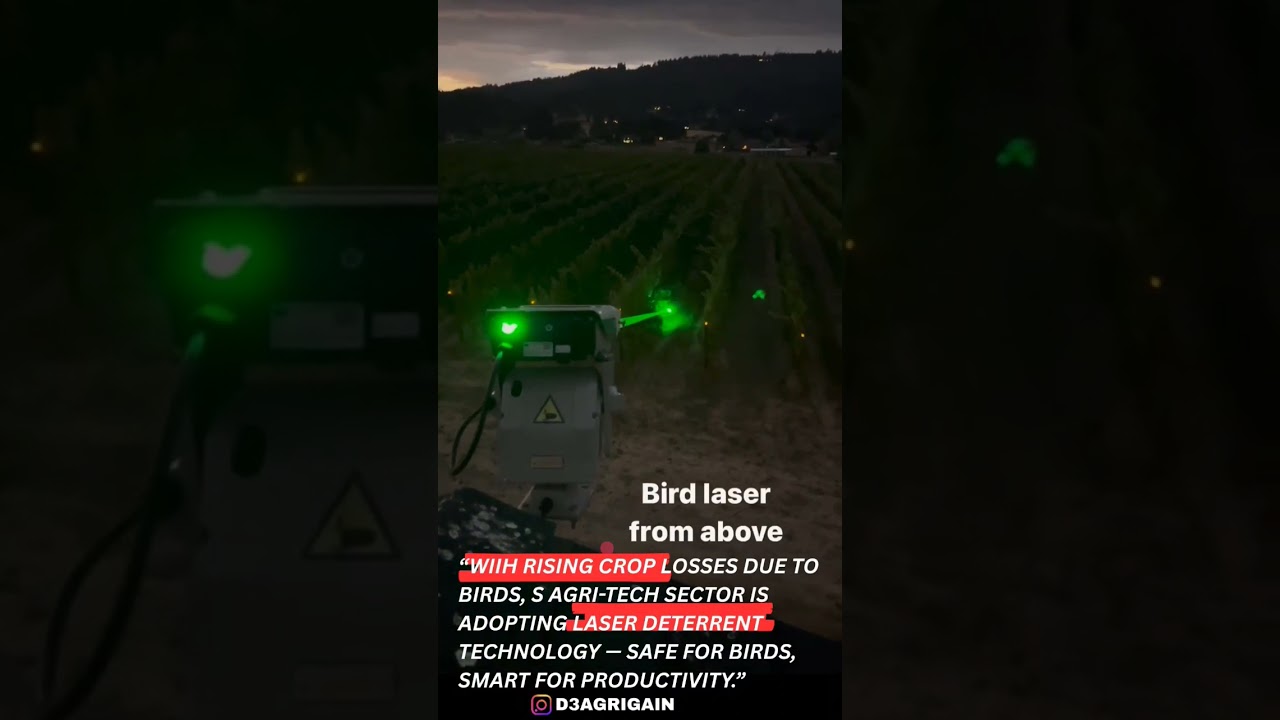 bird lasser used by modern farmers