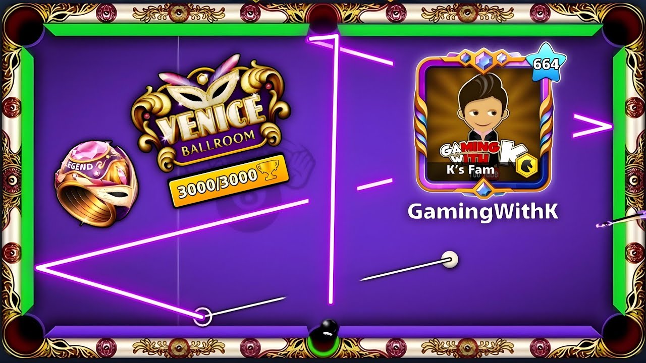 ZERO TO MAXX 🏆 VENICE TROPHY ROAD - 8 ball pool - Unknown gamer 8bp - rewind 