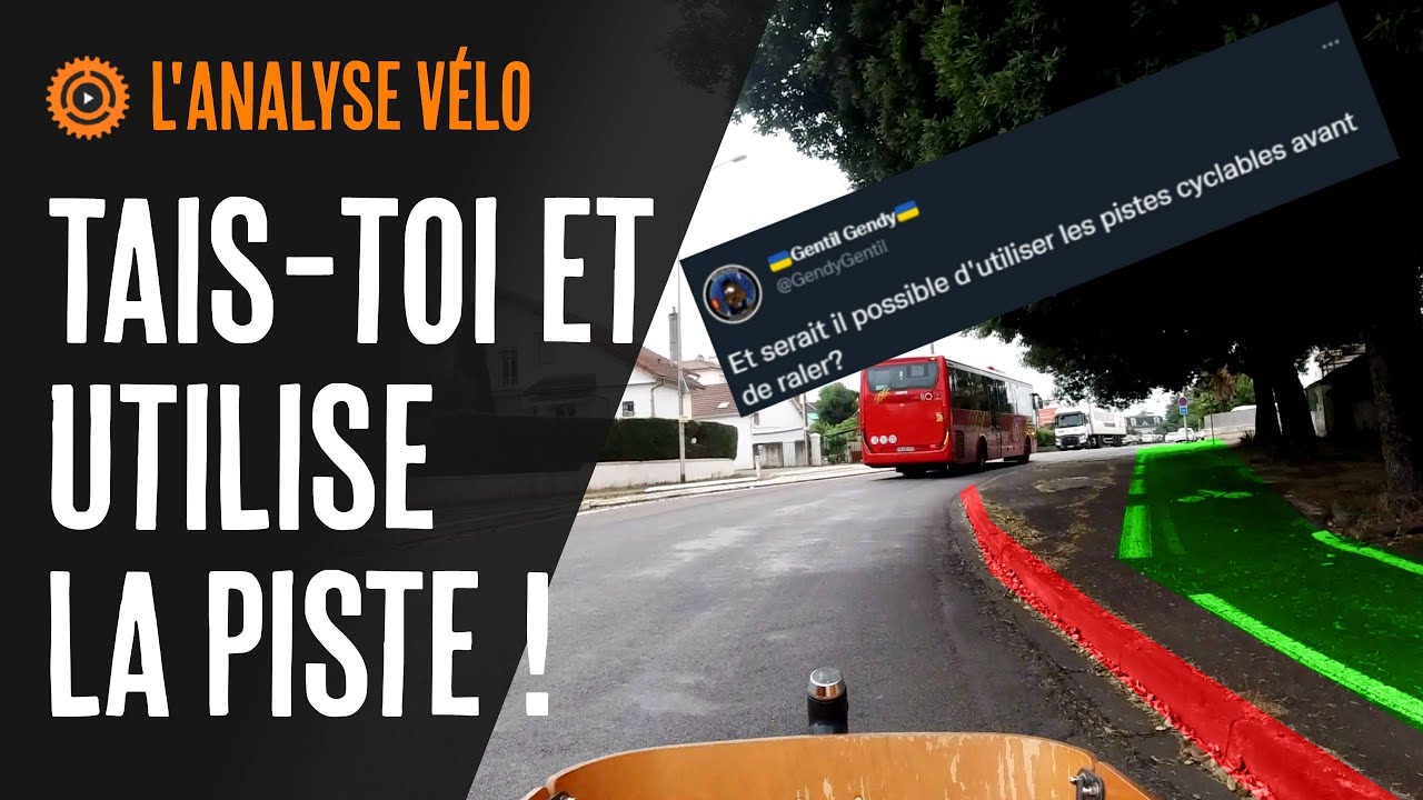 Les cyclistes seront toujours en faute...