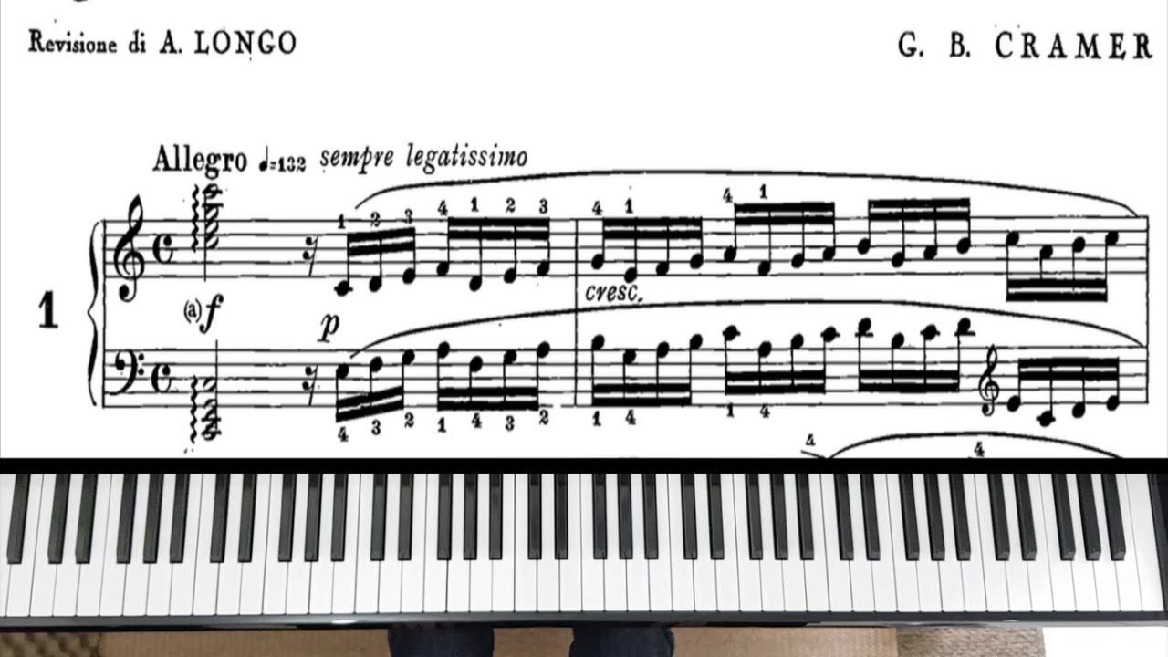 Cramer - Etude No.1  -  60 etudes Bülow