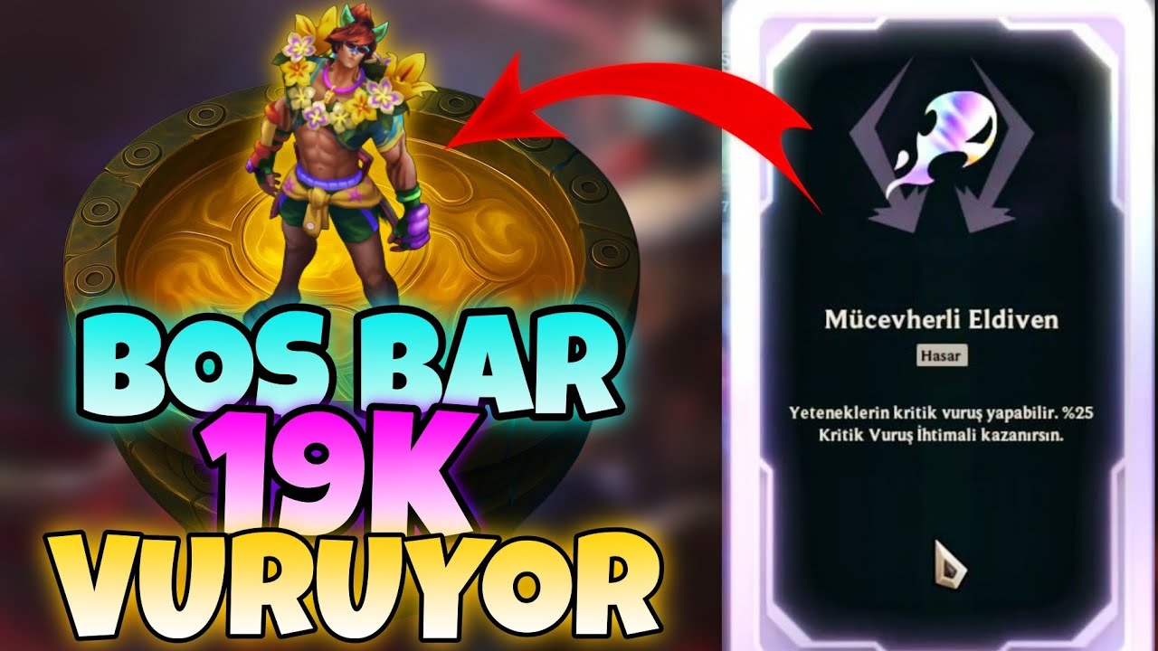 BOŞ BARLA 19K VURAN SETT - LOL ARENA MODU
