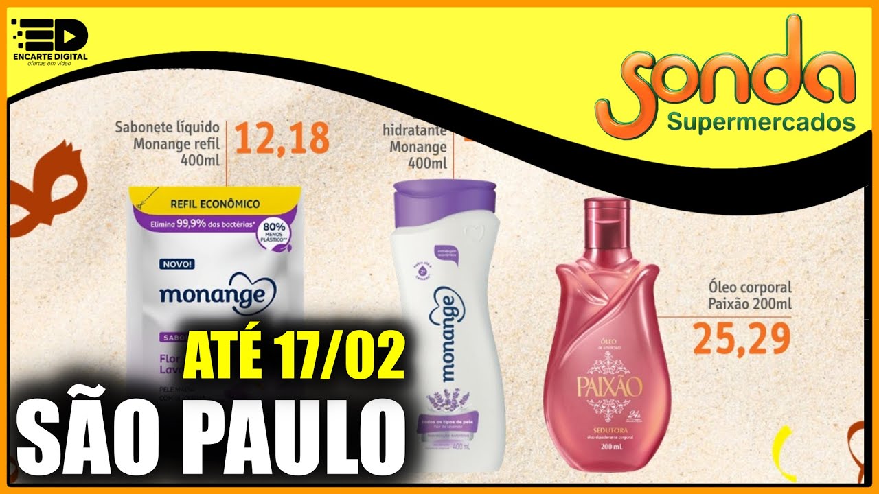 ATÉ 17/02 - Carnaval de Ofertas Sonda: Perfumaria com Preços que Encantam!