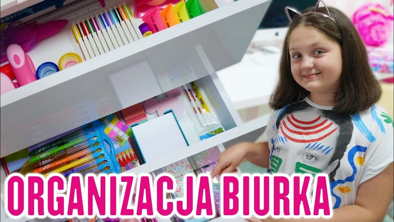 ORGANIZACJA MOJEGO BIURKA 📚 BACK TO SCHOOL 🏫