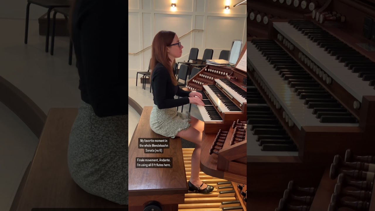 My favorite moment in Mendelssohn 6 #pipeorgan #organ #music #mendelssohn #classicalmusic #organist