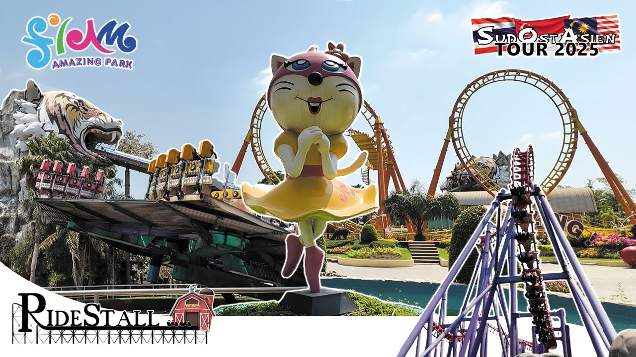 Siam Amazing Park Bangkok - einer der größten Freizeitparks in Thailand 🇹🇭 SOA 02 VLog