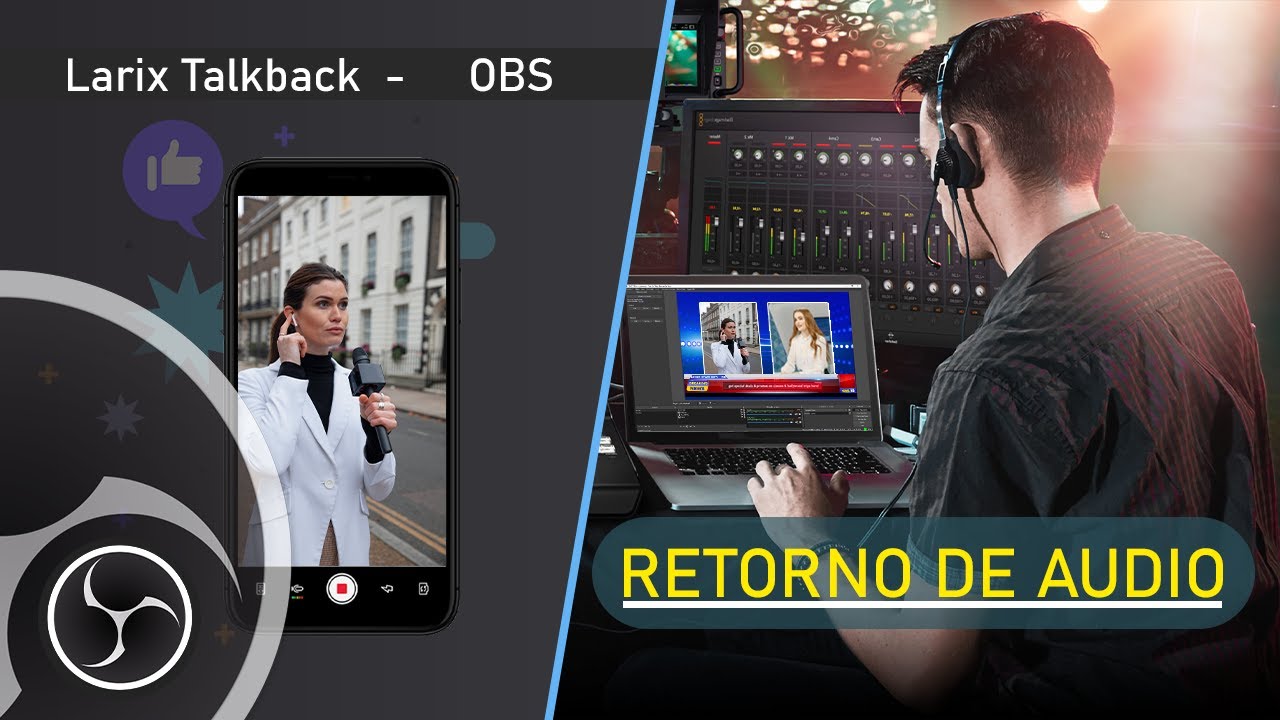 Retorno de audio desde OBS a Larix