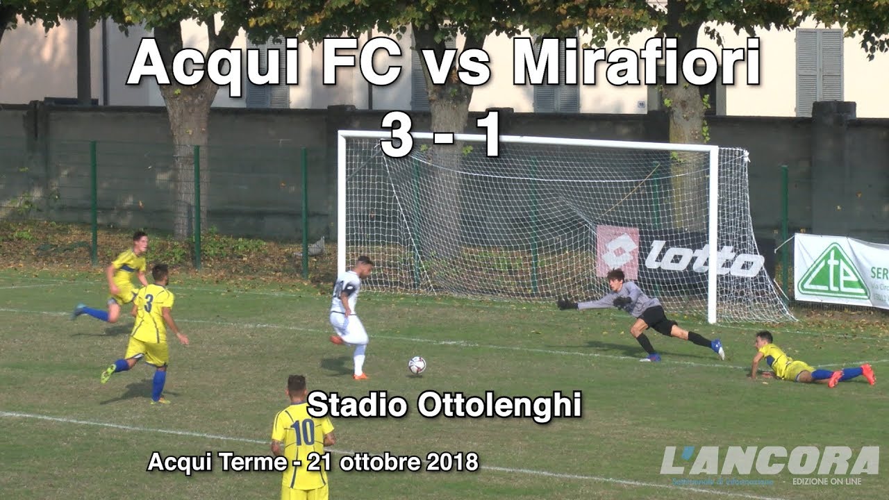 Sport- Acqui FC vs Mirafiori 3 - 1