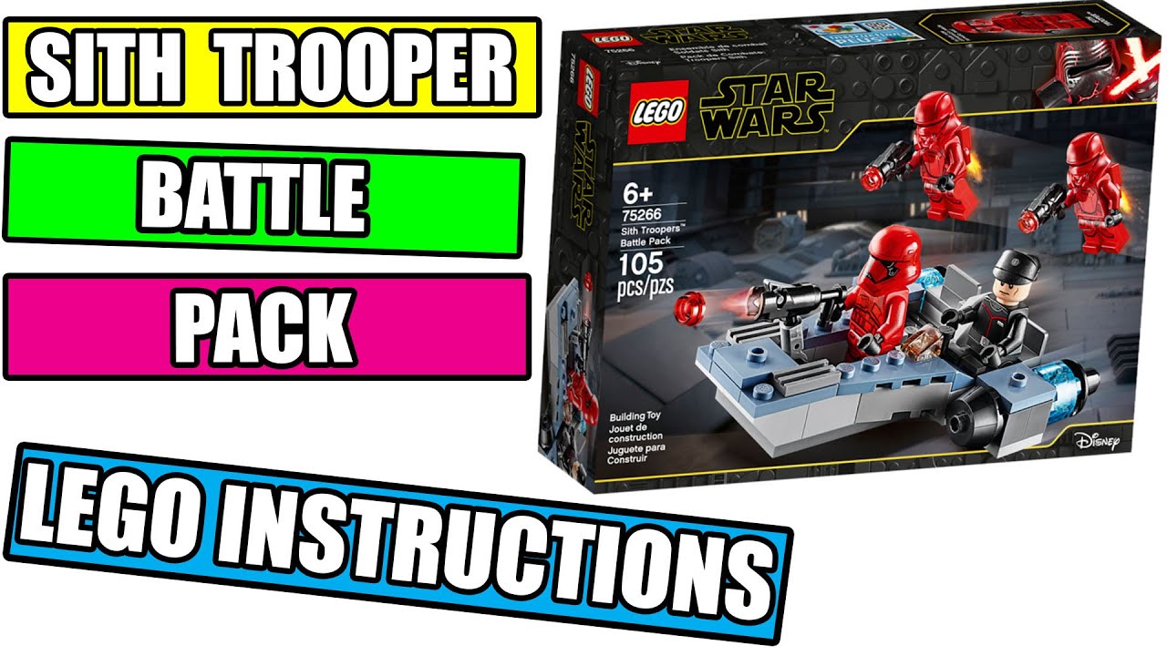 LEGO Sith Troopers Battle Pack INSTRUCTIONS - STAR WARS 2020 - LEGO SET 75266