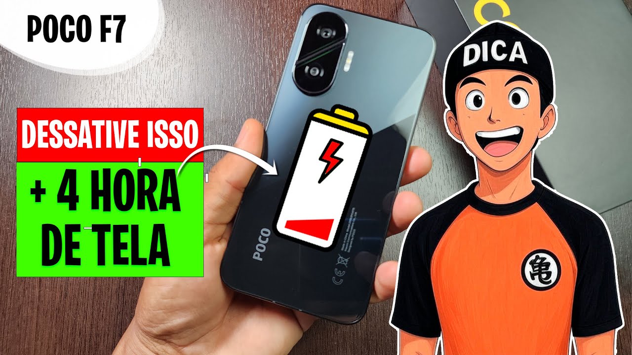 DESATIVE O VILÃO DA BATERIA DO POCO F7 ANTES QUE SEJA TARDE