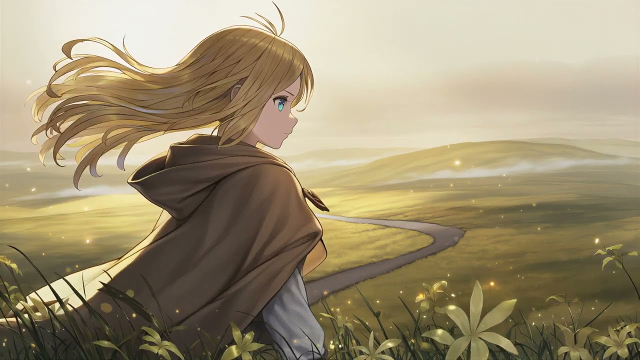 歌｜花の草原を歩く少女の旅｜Fantasy Story Song
