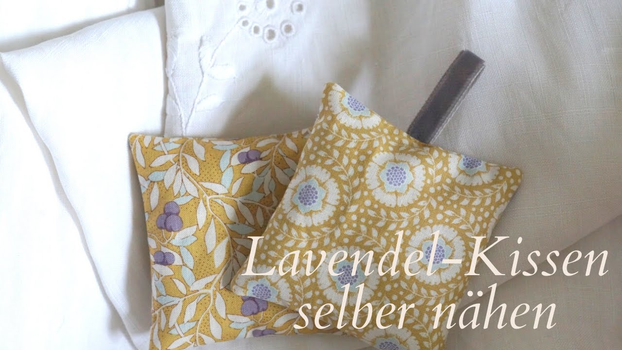 Lavendelkissen selber nähen - Nähanleitung für Anfänger