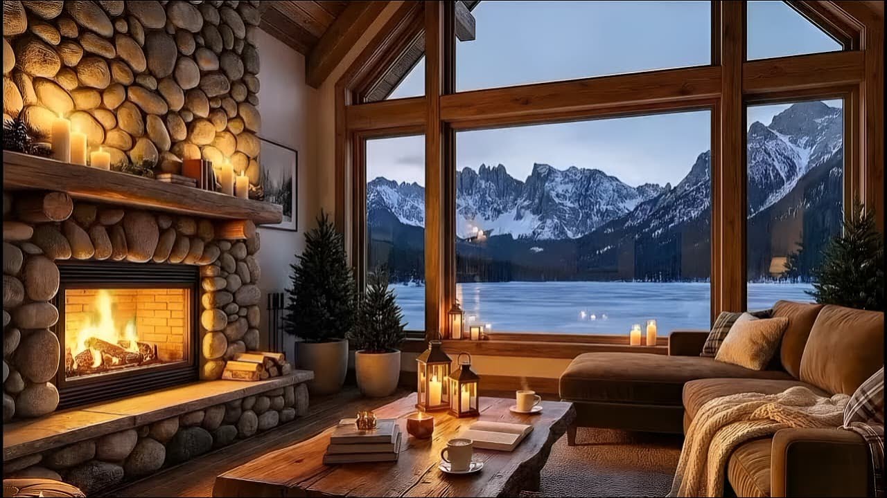 Find Your Inner Peace With Cozy Winter Jazz And Fireplace Ambience